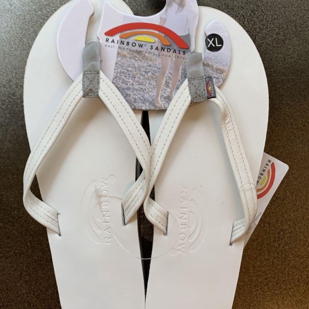 Rainbow Flip Flops